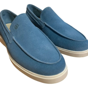 Sapatênis Loafer Masculino Couro Legítimo Slip-on Sola EVA Conforto Extremo
