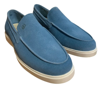 Sapatênis Loafer Masculino Couro Legítimo Slip-on Sola EVA Conforto Extremo