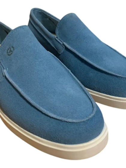 Sapatênis Loafer Masculino Couro Legítimo Slip-on Sola EVA Conforto Extremo