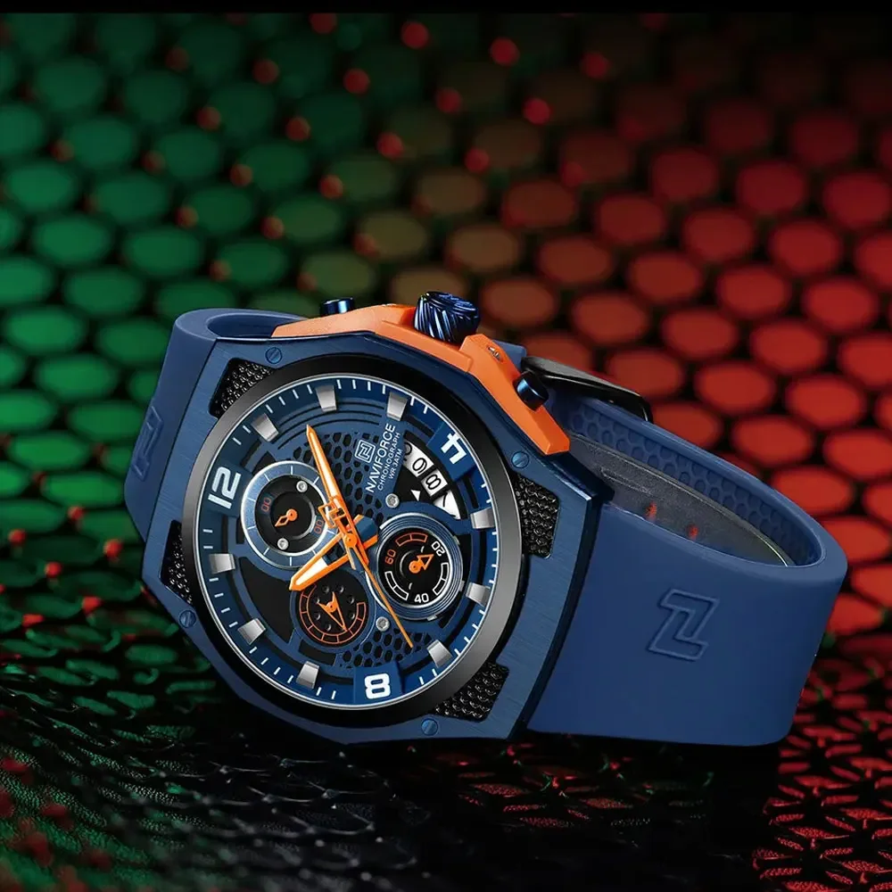 Naviforce alta qualidade de luxo original relógio masculino pulseira - Imagem 4
