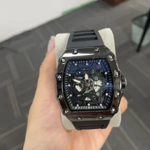 Relógios masculinos luz marca de luxo dominador beleza tendência pentagrama luminoso barril vinho em forma moda masculina relógio quartzo - AliExpress 1511