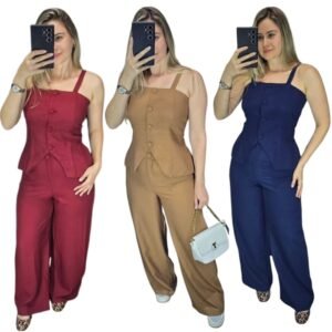 Conjunto de Alfaiataria Paola Andrade