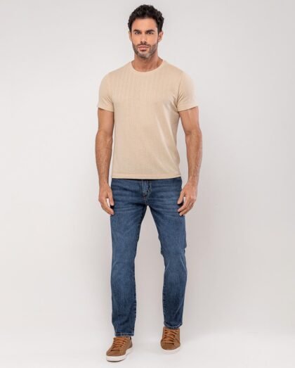 CALÇA CONSCIÊNCIA JEANS MASC SLIM FIT PREMIUM 25145 SKY ESCURO