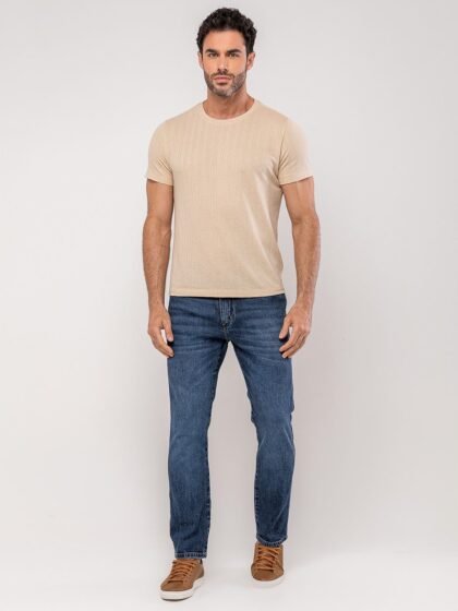 CALÇA CONSCIÊNCIA JEANS MASC SLIM FIT PREMIUM 25145 SKY ESCURO