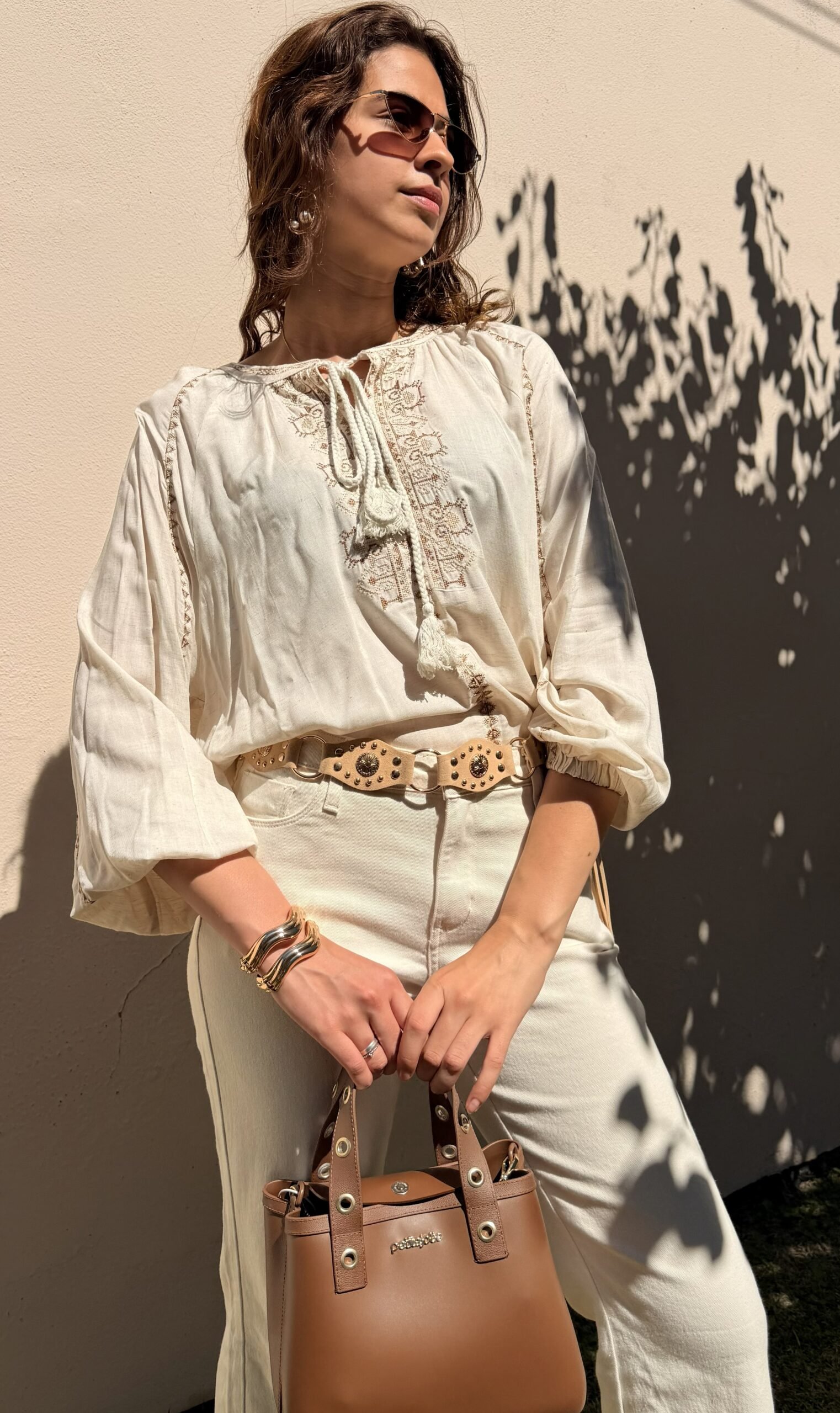Bata Boho Chic Bordada - Imagem 4