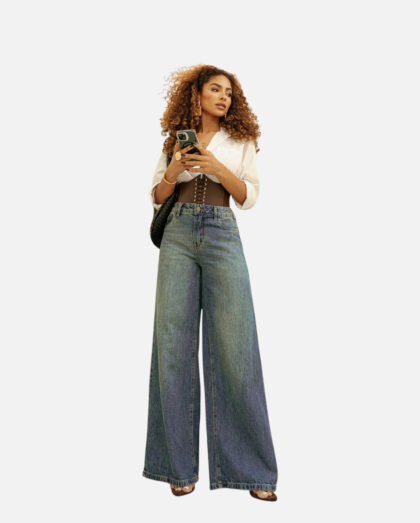 Calça Jeans Consciência Wide Leg Relaxed Cintura Baixa 29909