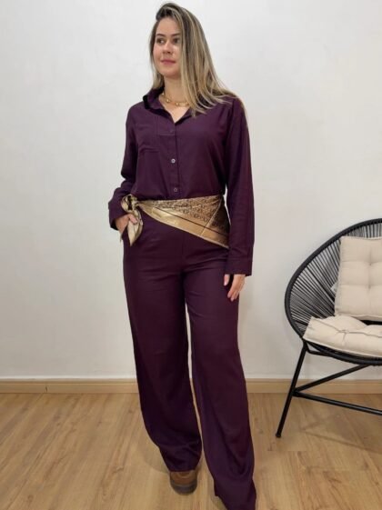 Conjunto Paola Andrade 100% linho